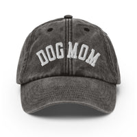Dog Mom Vintage Denim Hat